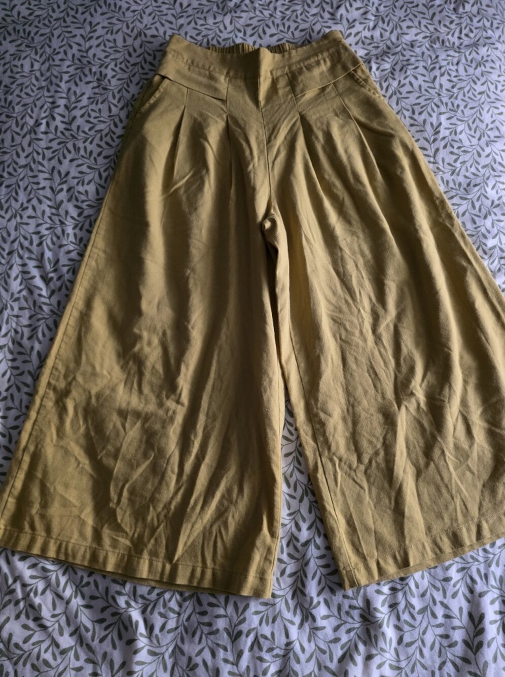 Men's Mustard Yellow Casual Pants